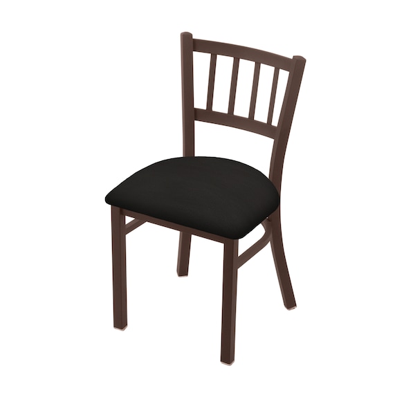 610 Contessa 18" Chair with Bronze Finish and Canter Espresso Seat
